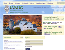 Tablet Screenshot of iamic.org